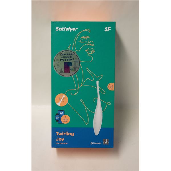 SATISFYER TWIRLING JOY TIP VIBRATOR APP ENABLED