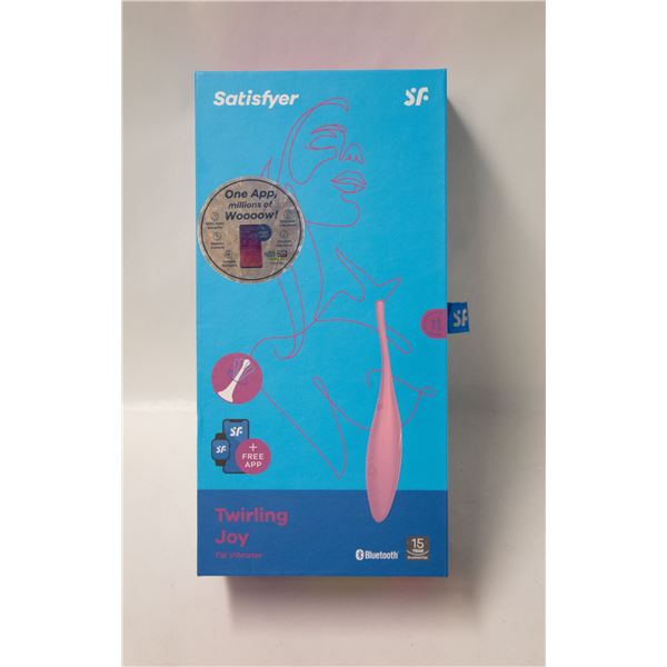 SATISFYER TWIRLING JOY TIP VIBRATOR APP ENABLED