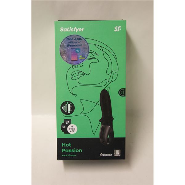 SATISFYER HOT PASSION ANAL VIBRATOR APP ENABLED