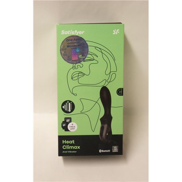 SATISFYER HEAT CLIMAX ANAL VIBRATOR APP ENABLED