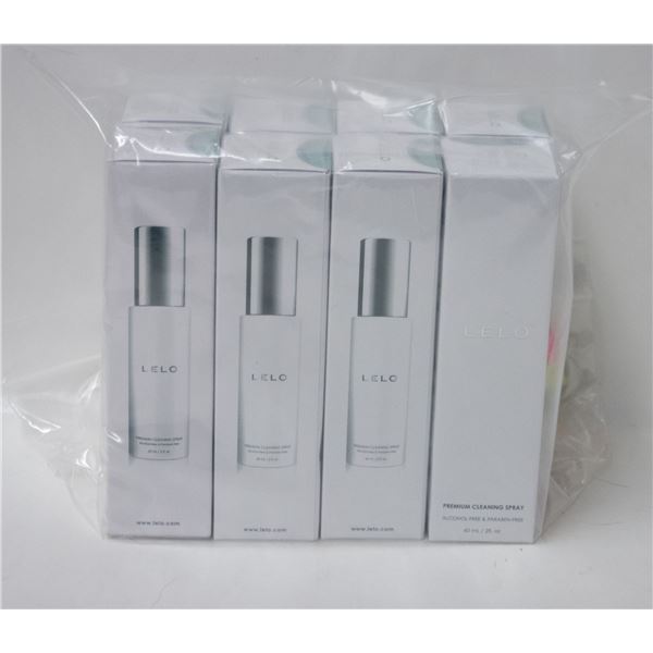 LOT OF 8 NEW LELO PREMIUM CLEANING SPRAY ALCOHOL