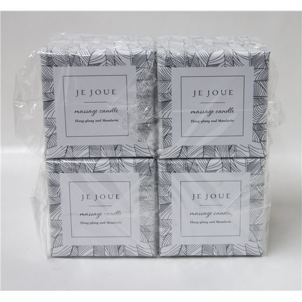 4 NEW JE JOUE MASSAGE CANDLE YLANG-YLANG AND