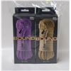 Image 1 : 2 NEW BOUND 25FT BONDAGE CORDS