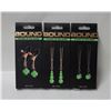 Image 1 : 3 NEW PAIRS OF BOUND NIPPLE CLAMPS  - GLOW IN THE