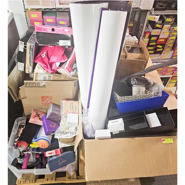 PALLET OF SEX SHOP INCLUDES NEW OUT OF PACKAGE