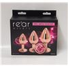 Image 1 : REAR ASSETS 3PC METAL PLUG KIT PINK GEM