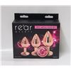Image 1 : REAR ASSETS 3PC METAL PLUG KIT PINK GEM