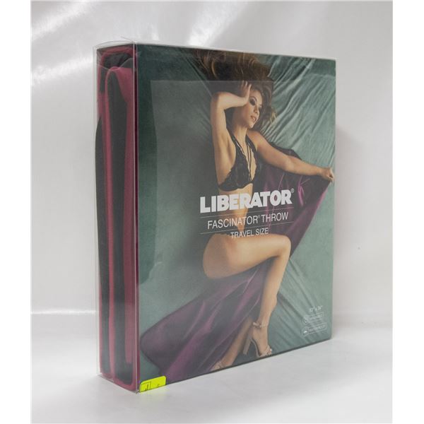 LIBERATOR FACINATOR THROW TRAVEL SIZE - MERLOT