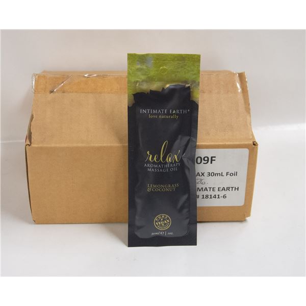 CASE OF SENSITIVE EARTH RELAX AROMATHERAPY OILS