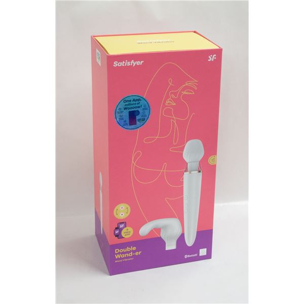 SATISFYER DOUBLE WAND-ER WAND VIBRATOR APP ENABLED