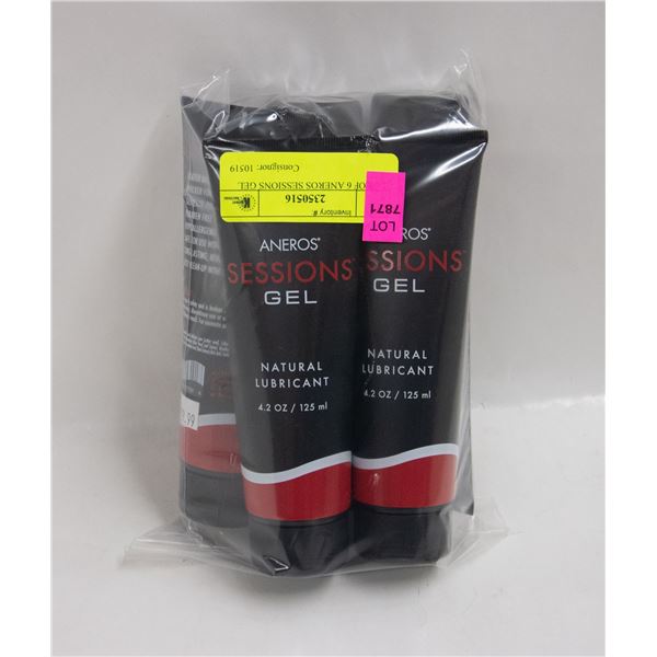LOT OF 6 ANEROS SESSIONS GEL