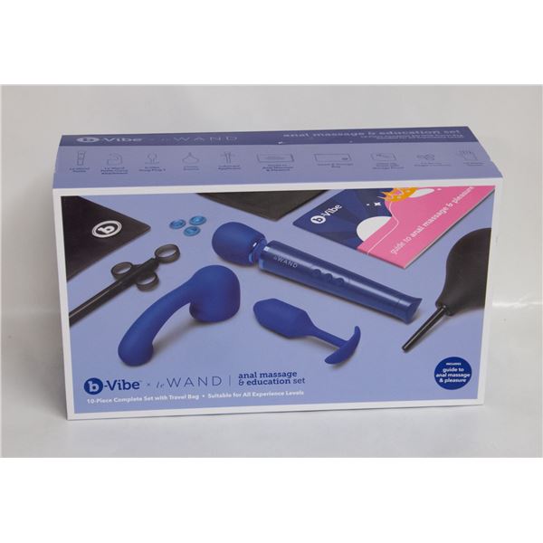 B-VIBE 10PC ANAL MASSAGE KIT & EDUCATION SET