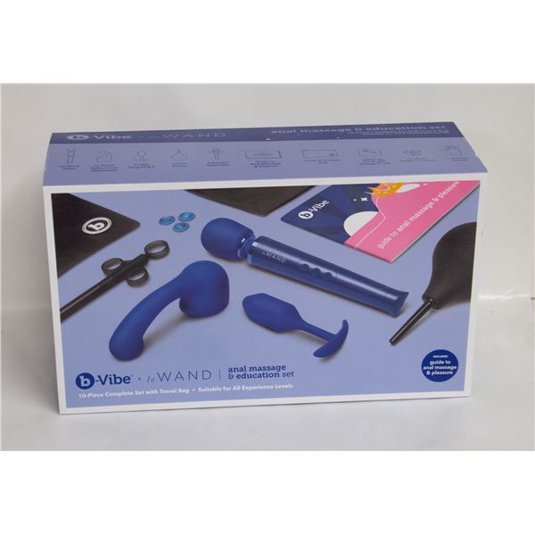 B-VIBE 10PC ANAL MASSAGE KIT & EDUCATION SET