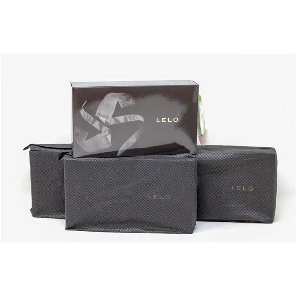 4 SETS OF ETHEREA SILK BLACK CUFFS