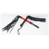 Image 1 : LEATHER PIMP WHIP RACING RIDING CROP PARTY FLOGGER