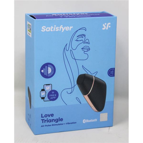 SATISFYER LOVE TRIANGLE AIR PULSE STIMULATOR +