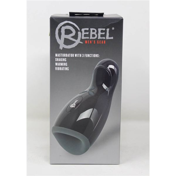 REBEL MEN'S GEAR MASTURBATOR WITH 3 FUNCTIONS