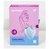 Image 1 : SATISFYER CUTIE HEART AIR PULSE STIMULATOR + VIBE