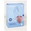 Image 1 : SATISFYER CUTIE HEART AIR PULSE STIMULATOR + VIBE
