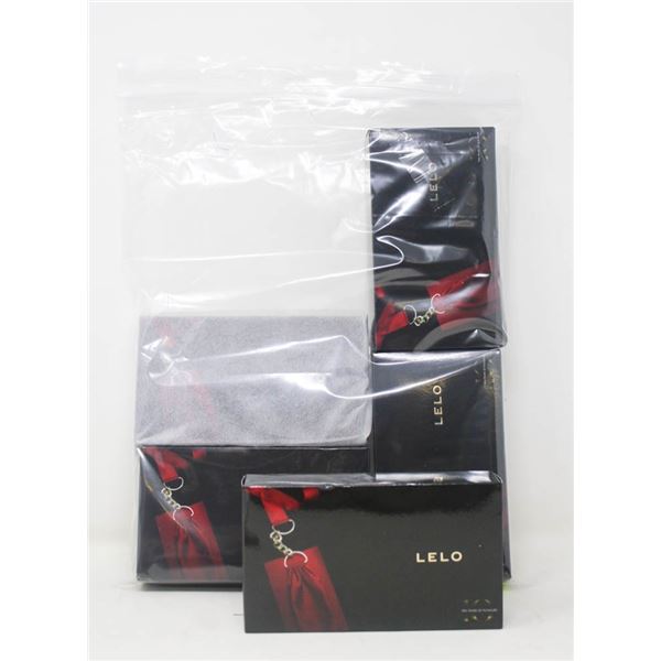 5 NEW LELO SOFT HANDCUFFS - RED