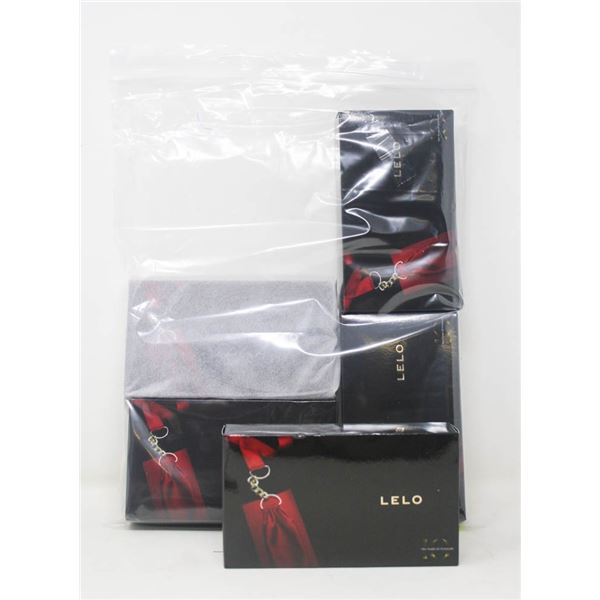 5 NEW LELO SOFT HANDCUFFS - RED