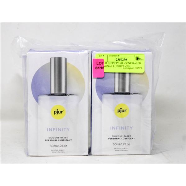 2 PJUR INFINITY SILICONE BASED PERSONAL LUBRICANTS