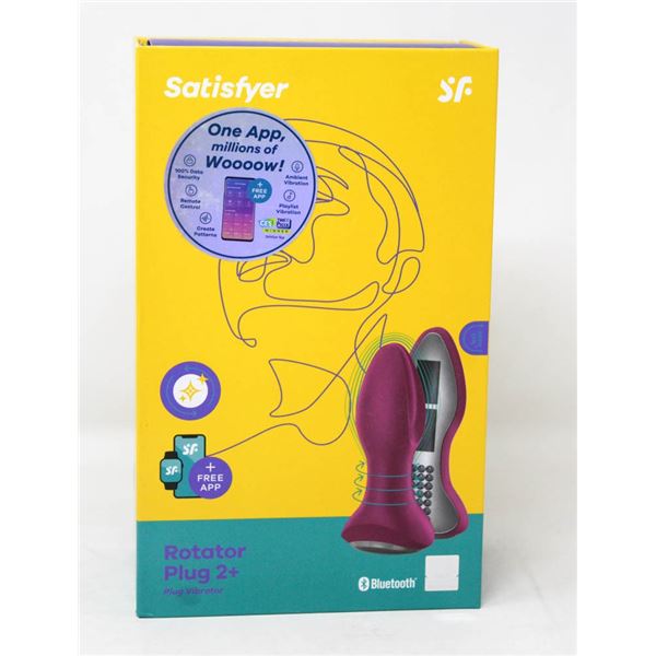 SATISFYER ROTATOR PLUG 2+ PLUG VIBRATOR