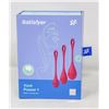 Image 1 : SATISFYER YONI POWER 1 BALLS TRAINING SET