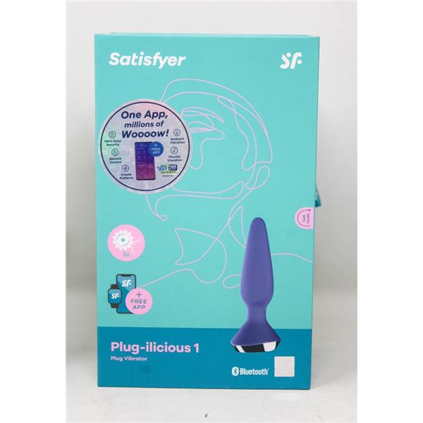 SATISFYER PLUG-ILICIOUS 1 PLUG VIBRATOR