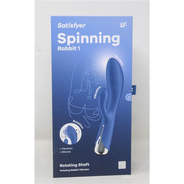 SATISFYER SPINNING RABBIT 1 ROTATING SHAFT RABBIT