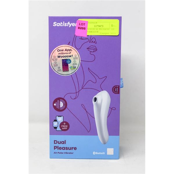 SATISFYER DUAL PLEASURE AIR PULSE VIBRATOR
