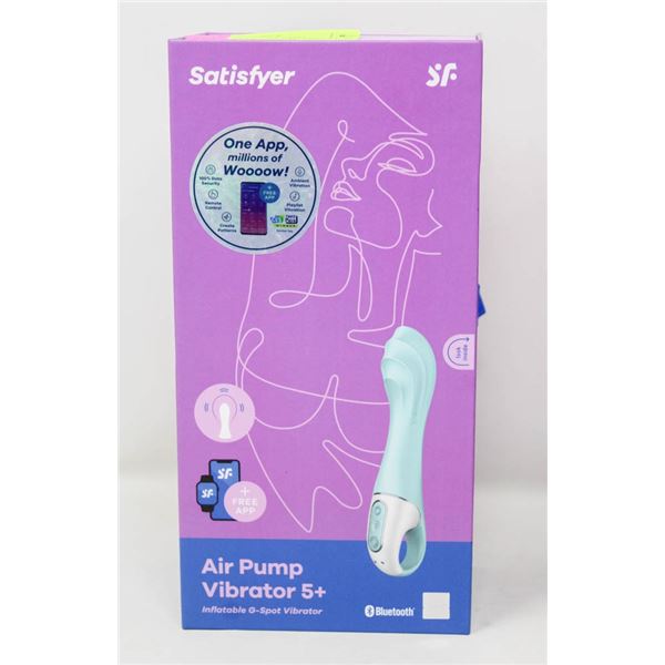 SATISFYER AIR PUMP VIBRATOR 5+ INFLATABLE G SPOT