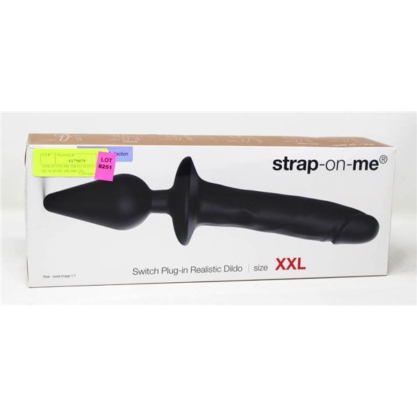 STRAP-ON-ME SWITCH PLUG IN REALISTIC DILDO 2XL