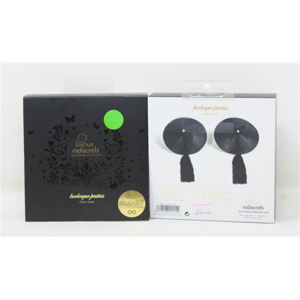 2 BOXES OF BURLESQUE PASTIES