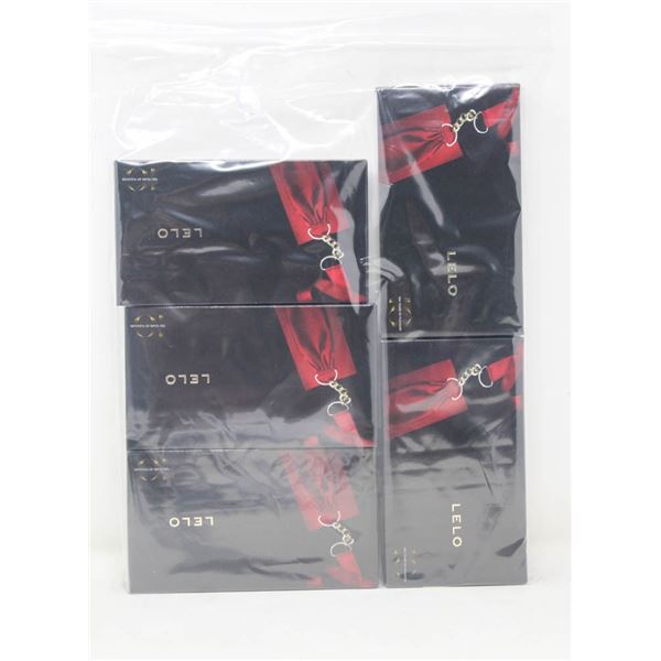 5 NEW LELO SOFT HANDCUFFS - RED