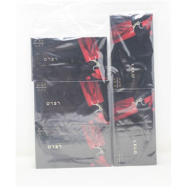 5 NEW LELO SOFT HANDCUFFS - RED