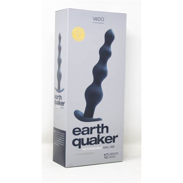 VEDO EARTH QUAKER RECHARGEABLE ANAL VIBE