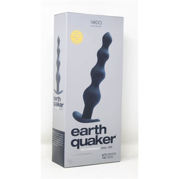 VEDO EARTH QUAKER RECHARGEABLE ANAL VIBE