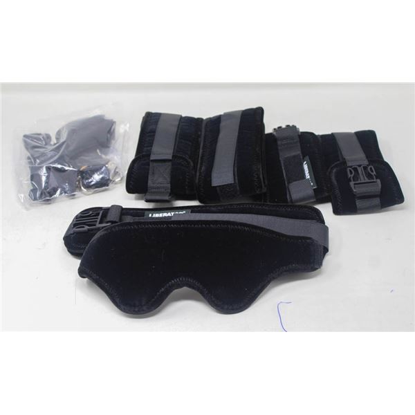 BLACK BONDAGE SET