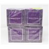 Image 1 : LOT OF 4 BORDEAUX AND CHOCOLAT LUX SCENTED CANDLES