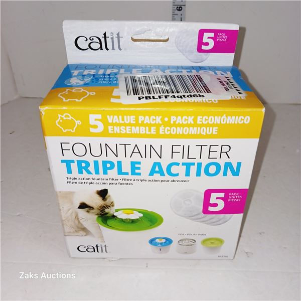Cat Fountain filters 5pk