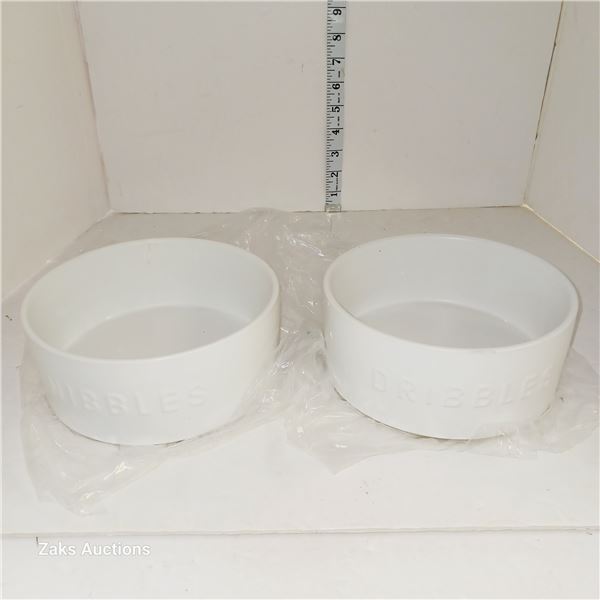 New Stoneware Dog Food Bowls