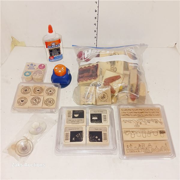 Large Lot of Stampin Up! Stamps Etc