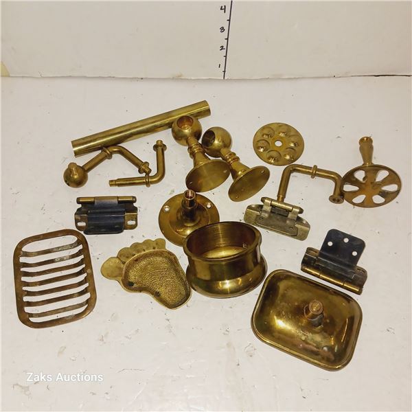 Lot of Estate Brass Items