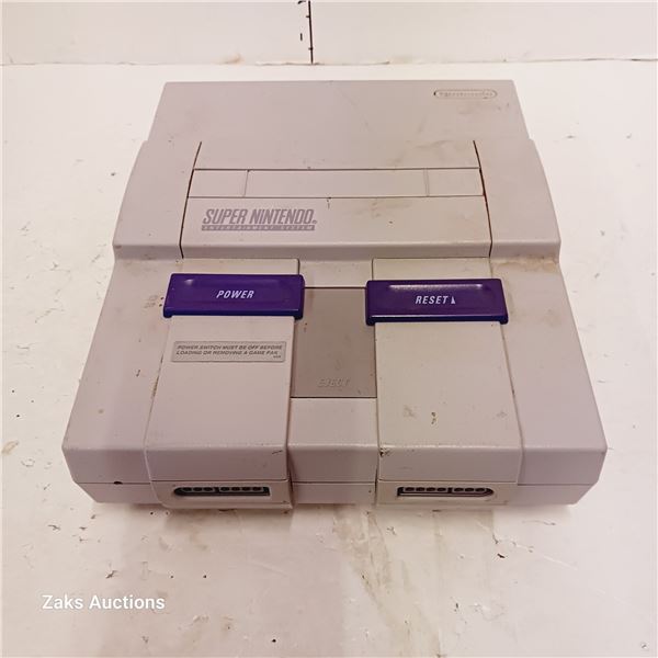 Super Nintendo Gaming Console - No Cords, Untested