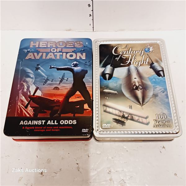 Lot of 2 Tin Boxed DVD Sets
