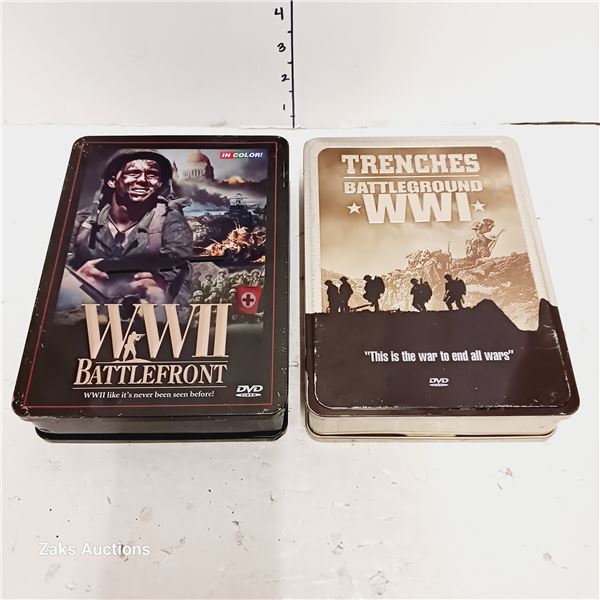 Lot of 2 Tin Boxed DVD Sets