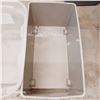Image 4 : Lot of 2 Storage Totes
