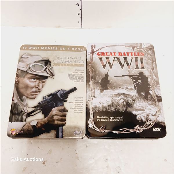 Lot of 2 Tin Boxed DVD Sets