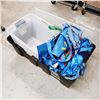 Image 1 : Lot of Varioius Plastic Storage Totes & Large Reusable Shopping Bags